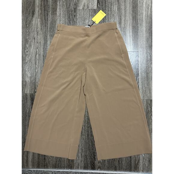 NWT $348 MSRP M.M. Lafleur Women's Light Saddle Everyday Crepe Culotte Pant XL - Picture 1 of 8